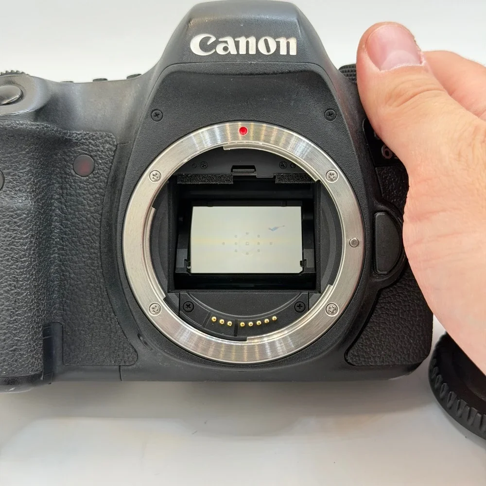 Canon EOS 6D Mark i DSLR Camera Body Black W/ Charger + 3 Batteries 20.2MP WiFi